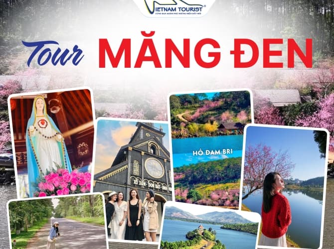 Tour Măng Đen 2 ngày 1 đêm đi bằng máy bay khởi hành từ TP.HCM